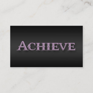 Personal Life Coach Metallic Business Cards Pink