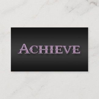 Personal Life Coach Metallic Business Cards Pink