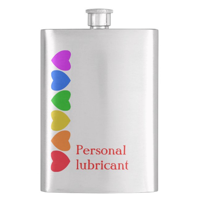 Personal lubricant hip flask (Front)