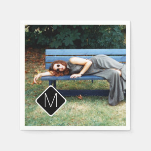 Personal Monogram Family Photo Collage A11 Napkin