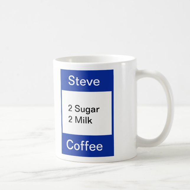 Personal Mug - Blue (Right)