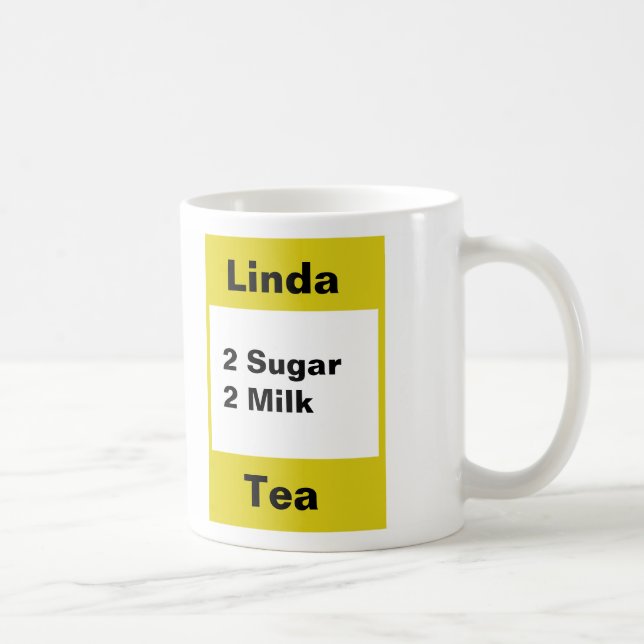 Personal Mug - Yellow (Right)