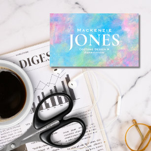 Personal Name Brand Business Logo Modern Abstract  Card