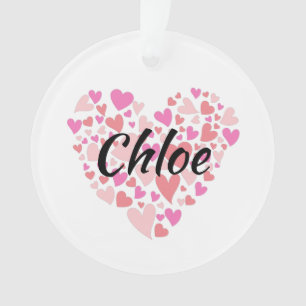 Personal Name with hearts Ornament