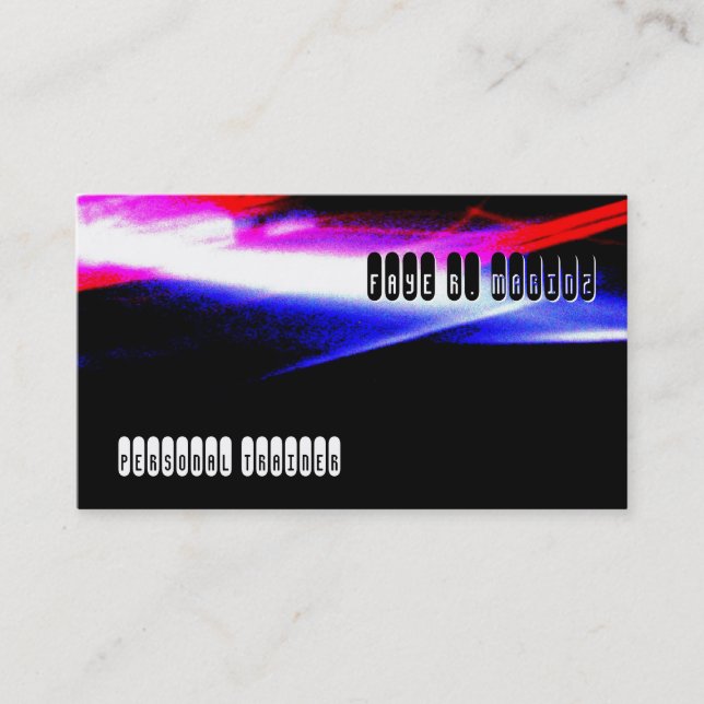 Personal Night Light Business Card (Front)