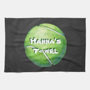 Personal Pet Tennis Ball Tea Towel