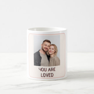 Personal Photo and Editable Text Valentine Mug