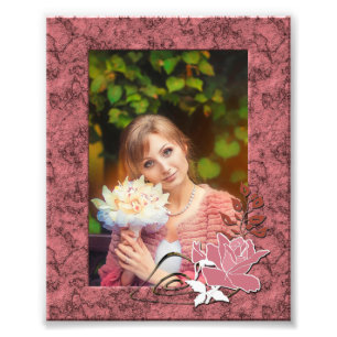 Personal photo frame print