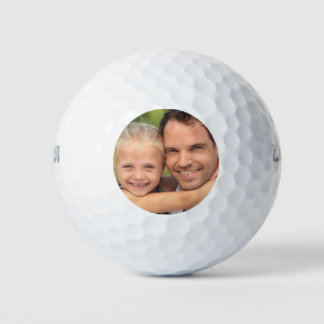 Personal photo template golf balls