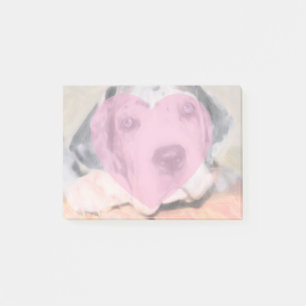 Personal photo template Great Dane Puppy Post-it Notes