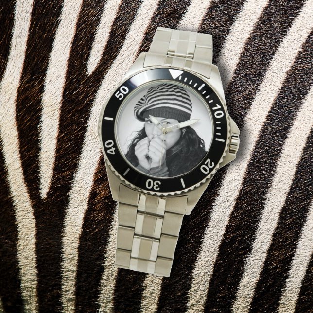 Personal Photo Template Wrist Watch (Creator Uploaded)