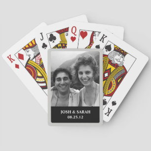 Personal Photo Text Playing Cards