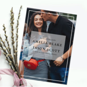 Personal Photo Wedding Invitation