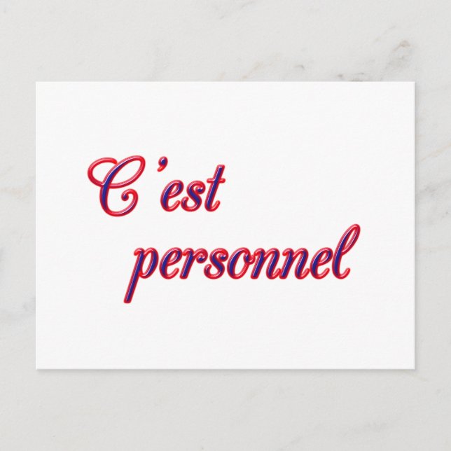 Personal postcard (Front)