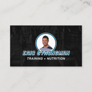 Personal profile photo trainer business card