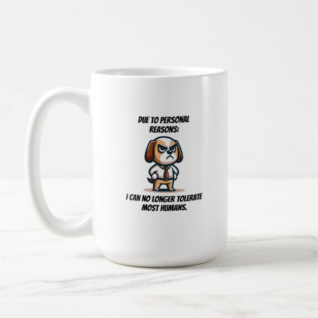 Personal Reasons Can't Tolerate Coffee Mug (Left)