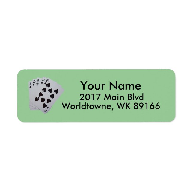 Personal Return Address (Front)