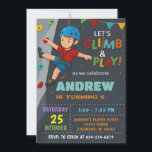 Personal Rock Climbing Birthday Party Invitation<br><div class="desc">Get ready for an adventurous celebration with our Personal Rock Climbing Birthday Party Invitation! Customize the details to match your style, add vibrant colors, and let's create an invitation that captures the thrill of rock climbing. Whether it's an indoor climbing gym or an outdoor adventure, mark the date, gather your...</div>