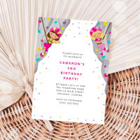 Personal Rock Climbing Birthday Party Invitation
