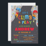 Personal Rock Climbing Birthday Party Invitation<br><div class="desc">Get ready for an adventurous celebration with our Personal Rock Climbing Birthday Party Invitation! Customise the details to match your style, add vibrant colours, and let's create an invitation that captures the thrill of rock climbing. Whether it's an indoor climbing gym or an outdoor adventure, mark the date, gather your...</div>