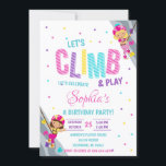 Personal Rock Girl Climbing Birthday Party Invitation<br><div class="desc">Ascend to new heights with our Personal Rock Girl Climbing Birthday Party Invitation! Customise the details to match your style, add vibrant and empowering colours, and let's create an invitation that captures the adventurous spirit of rock climbing for the birthday girl. Whether it's an indoor climbing gym or an outdoor...</div>