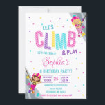 Personal Rock Girl Climbing Birthday Party Invitation<br><div class="desc">Ascend to new heights with our Personal Rock Girl Climbing Birthday Party Invitation! Customise the details to match your style, add vibrant and empowering colours, and let's create an invitation that captures the adventurous spirit of rock climbing for the birthday girl. Whether it's an indoor climbing gym or an outdoor...</div>