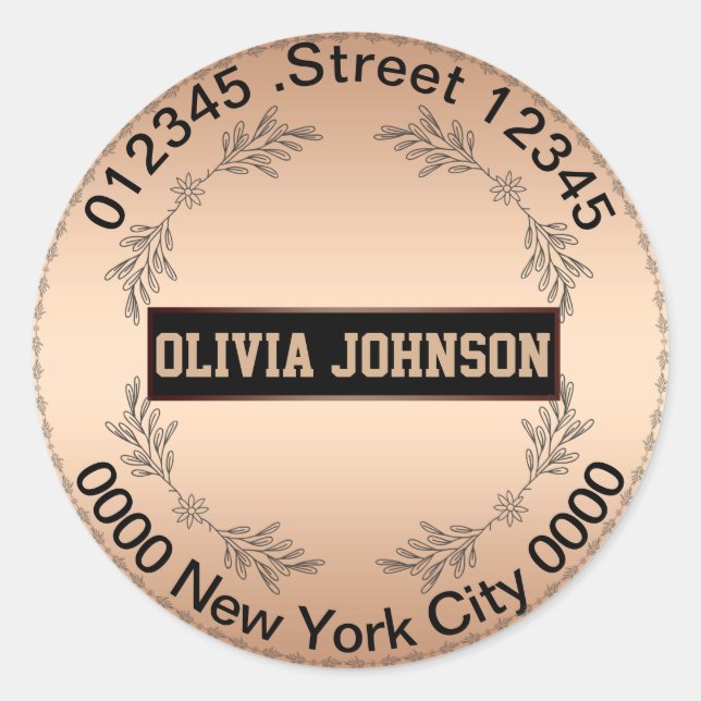 Personal shiny stickers (Front)