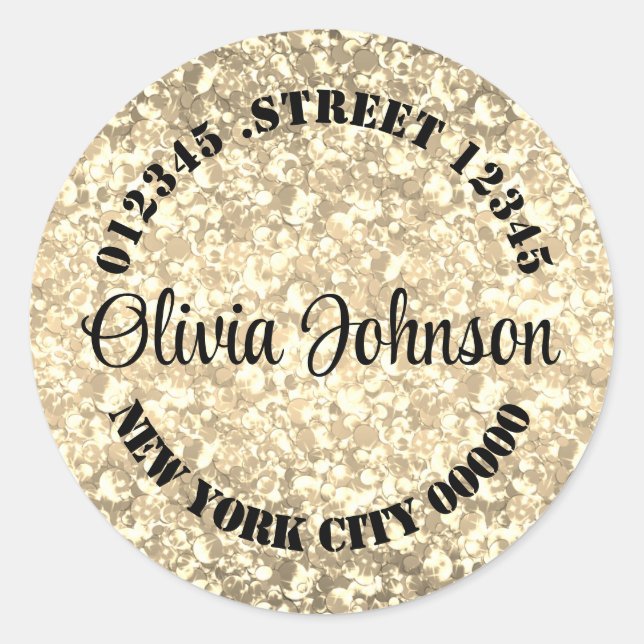 Personal shiny stickers (Front)