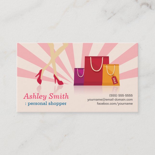 Personal Shopper Business Card (Front)