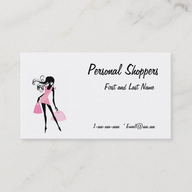 Personal Shopper Business Card (Front)