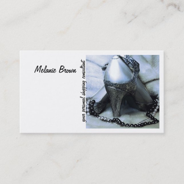 personal shopper business card (Front)