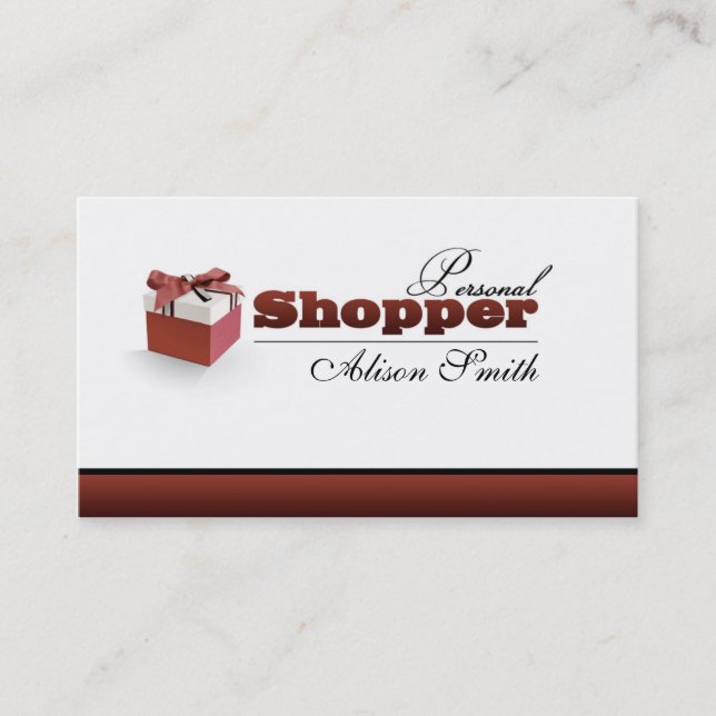 Personal Shopper Business Card (Front)