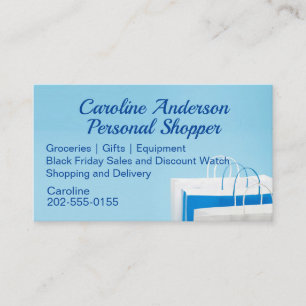 Personal Shopper Concierge  Business Card