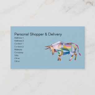 Personal Shopper Create Your Own Easy Generic Business Card