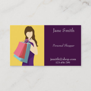 Personal Shopper stylish and fashionable Business Card