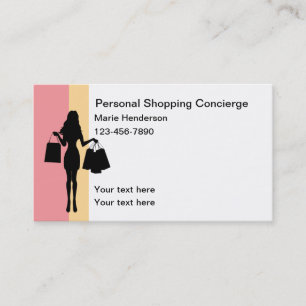 Personal Shopping Concierge Business Card