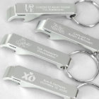 Personal Silver Aluminum Keychain Bottle Opener