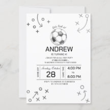 Personal soccer birthday party