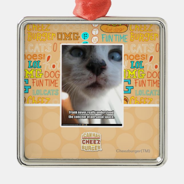 Personal Space Metal Tree Decoration (Front)