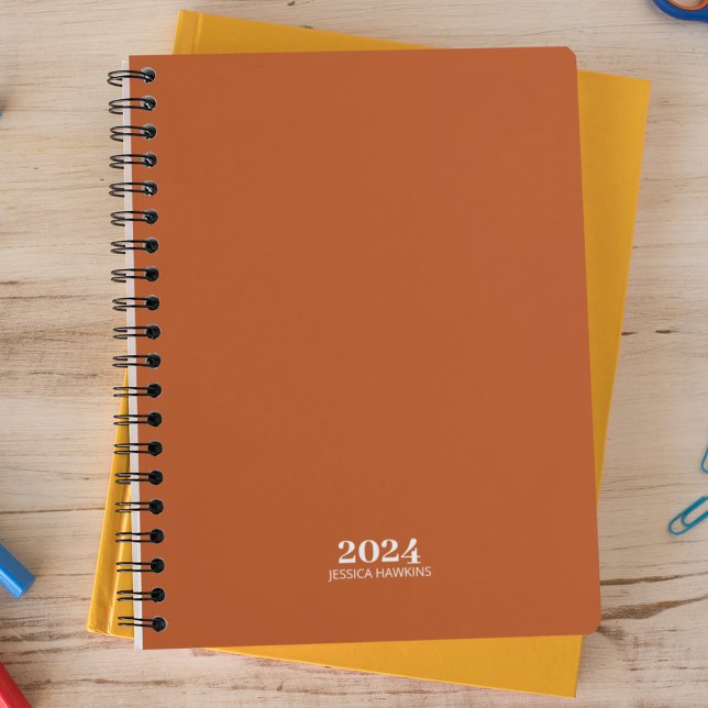Personal Stationery • Pumpkin Orange Weekly Planner (Creator Uploaded)
