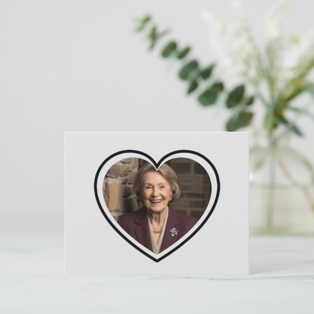 Personal Stationery: Rainbow Heart Invitation (Standing Front)