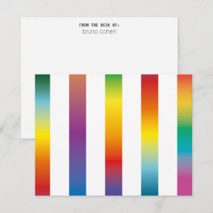 Personal Stationery: Rainbow Invitation