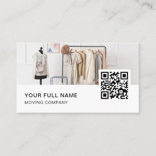 Personal Stylist QR Code Logo Social Media Business Card