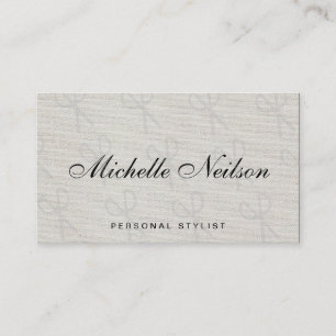 Personal Stylist Salon Tool Pattern Business Card