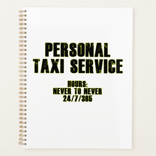 Personal Taxi Service Planner (Front)