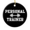 Personal Trainer Black and White Dumbell Training