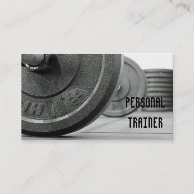 Personal Trainer Business card (Front)