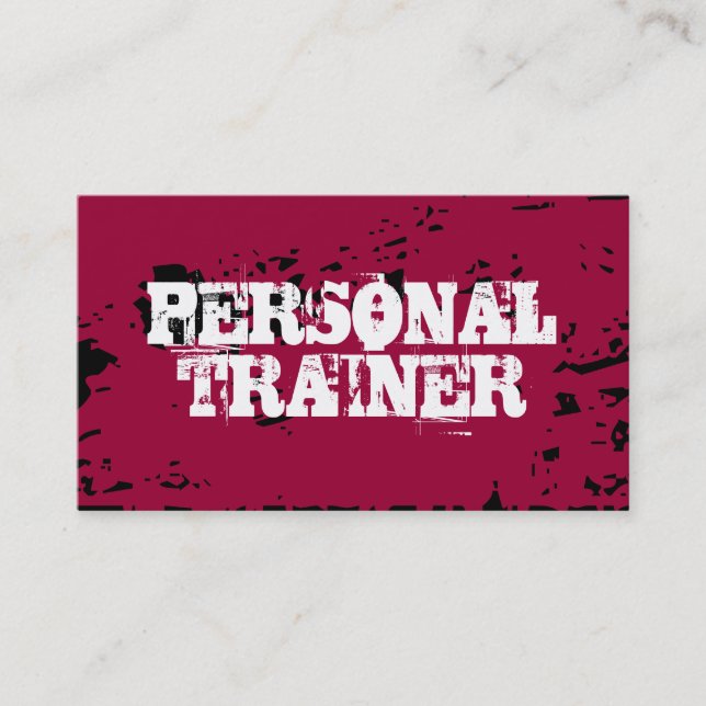 Personal Trainer Business Card (Front)