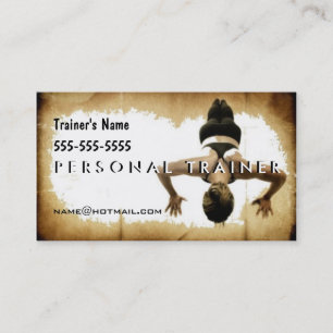 Personal Trainer Business Card