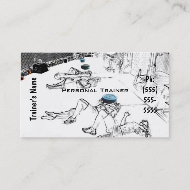 Personal Trainer Business Card (Front)